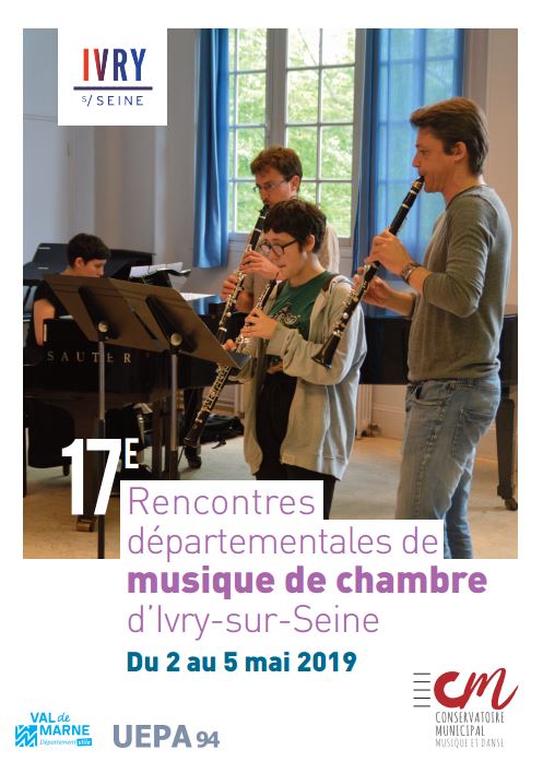 17èmes rencontres départementales de musique de chambre – du 2 au 5 mai 2019