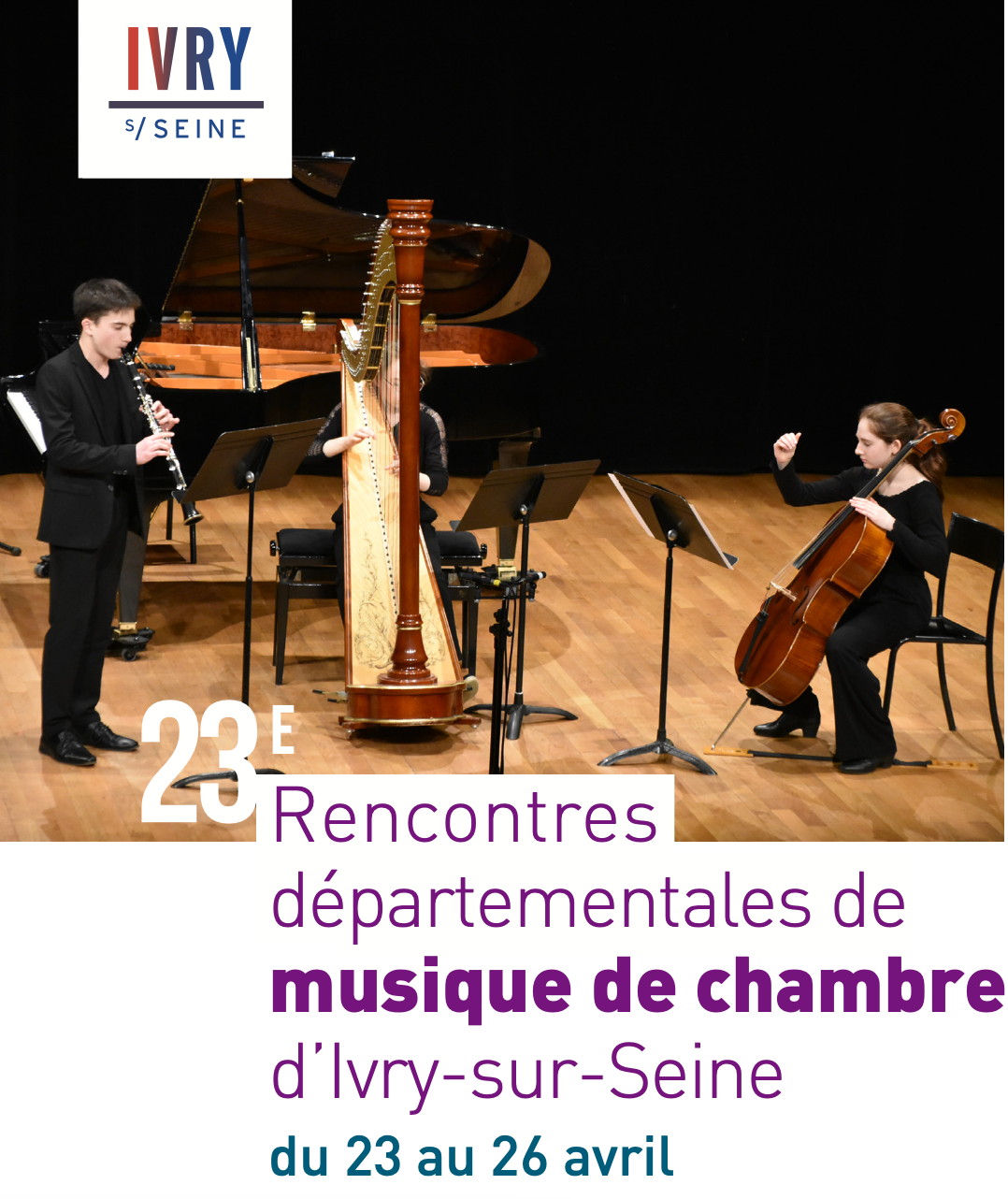 23èmes rencontres départementales de musique de chambre – du 23 au 26 avril 2025